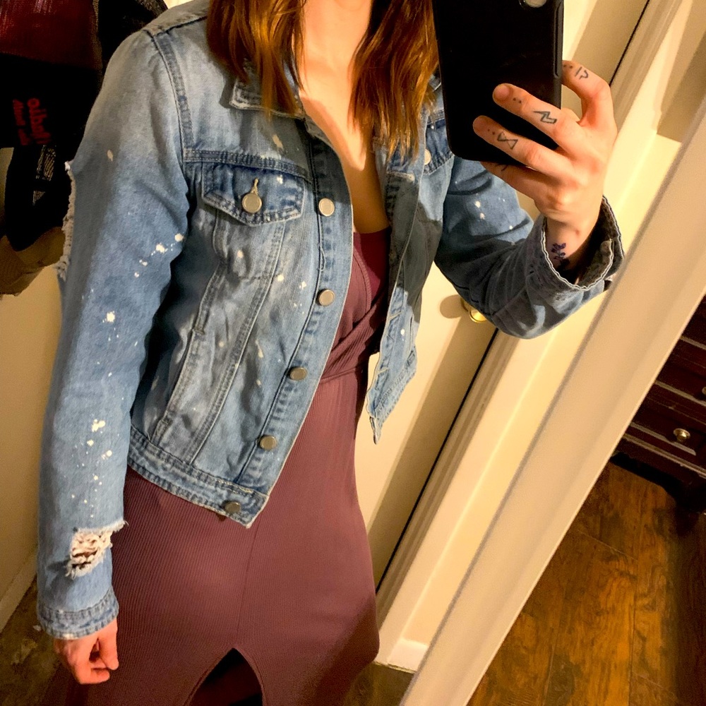 Cropped Jean jacket